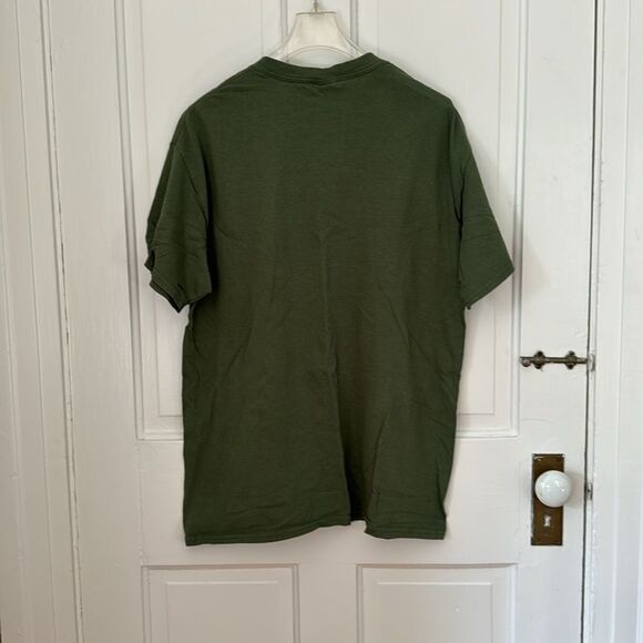 Grateful Dead shirt green Aiko Aiko Indian Headdress skull large - Picture 3 of 4